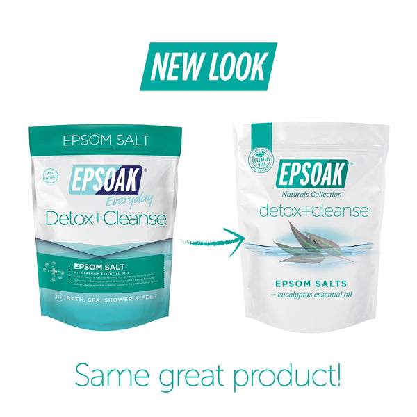 PURPLE DETOX Epsom Salt 2個セット Detox Foot Soak 2 LBs Epsom Salt Foot Soak with Lemon