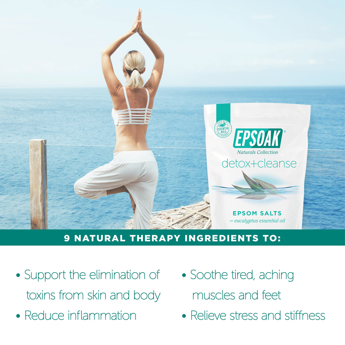 Detox + Cleanse Epsom Salt 2 lbs