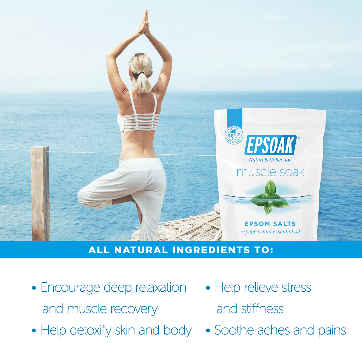 Muscle Soak Epsom Salt 2 lbs