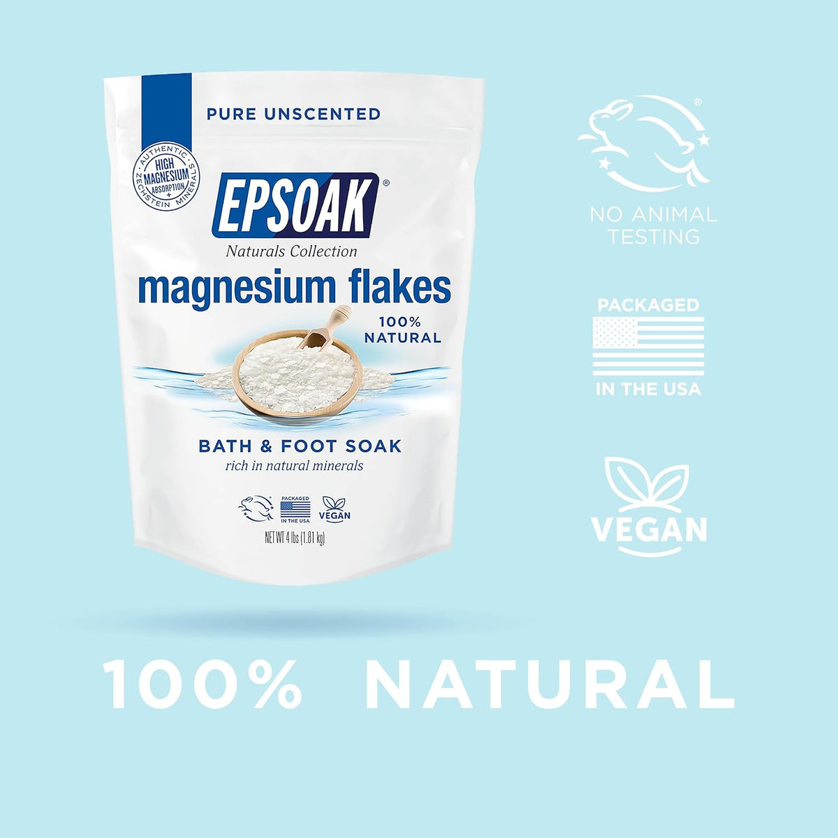 Epsoak Naturals Collection Magnesium Chloride Flakes