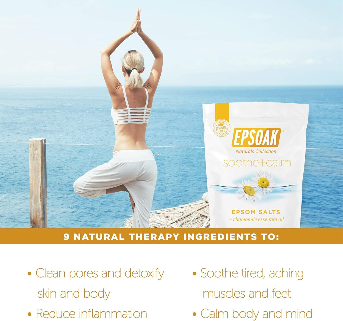 Soothe + Calm Epsom Salt Bath Salt 2 lbs