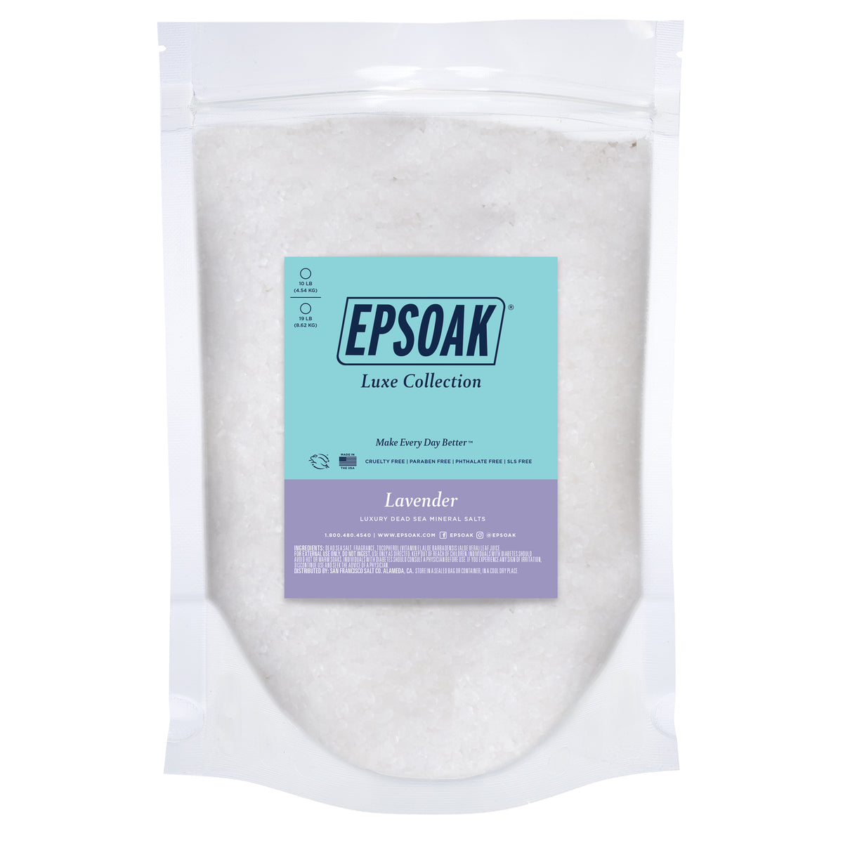 Lavender Dead Sea Salt Bath Salts