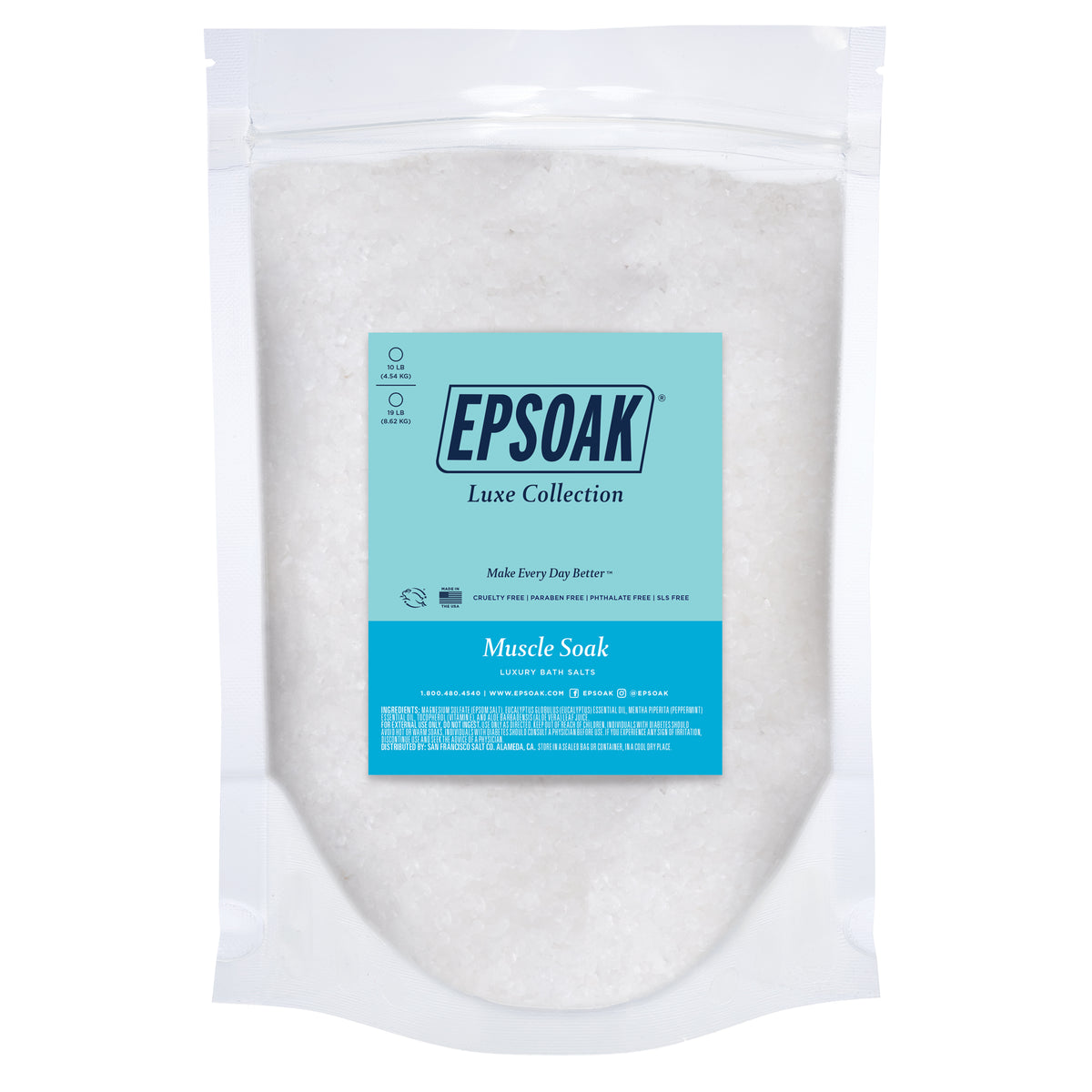 Muscle Soak Epsom Salt Bath Salts