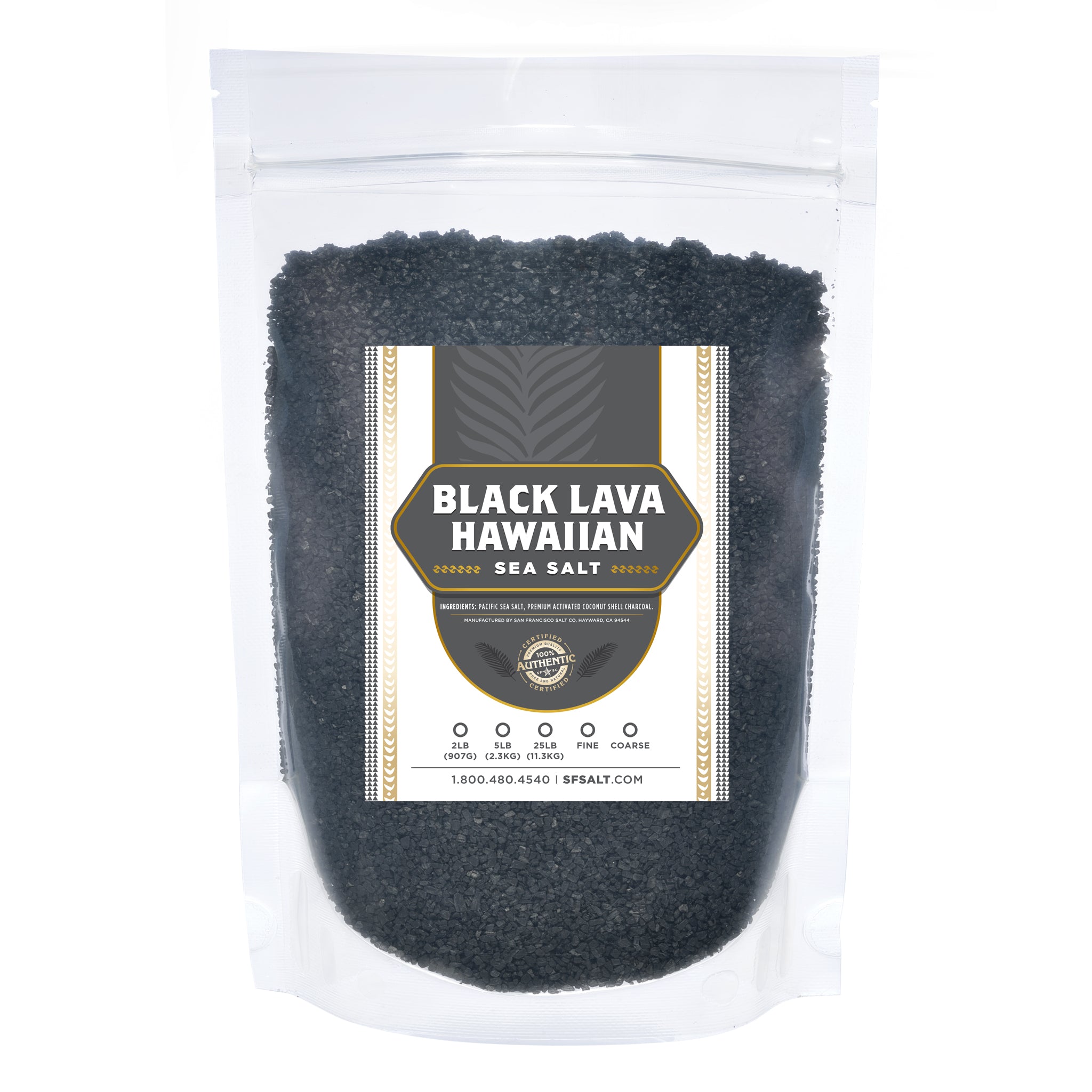Hawaiian Black Lava Salt
